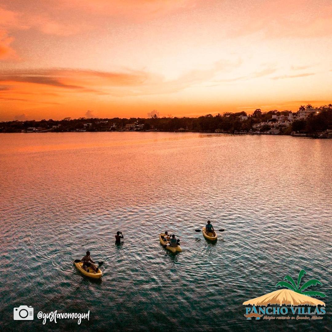 Hotel Pancho Villas Bacalar - Kayyaks Gratis المظهر الخارجي الصورة