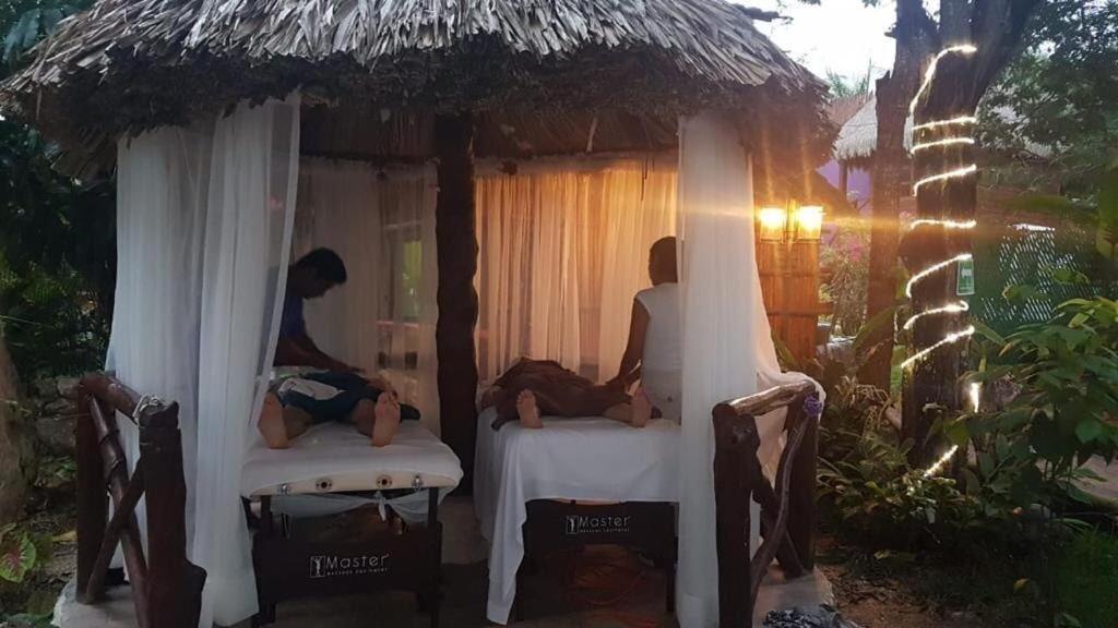 Hotel Pancho Villas Bacalar - Kayyaks Gratis المظهر الخارجي الصورة